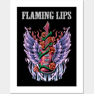 FLAMING LIPS BAND Posters and Art